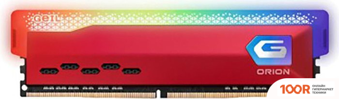 Оперативная память GeIL ORION RGB 8ГБ DDR4 3200 МГЦ GOSR48GB3200C16BSC (220236)