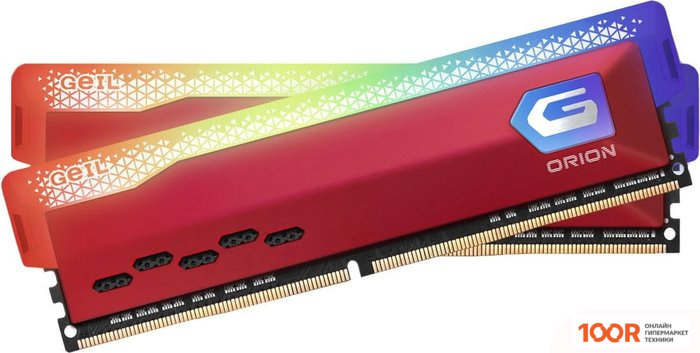 Оперативная память GeIL ORION RGB 2X8GB DDR4 PC4-28800 GOSR416GB3600C18BDC (220232)