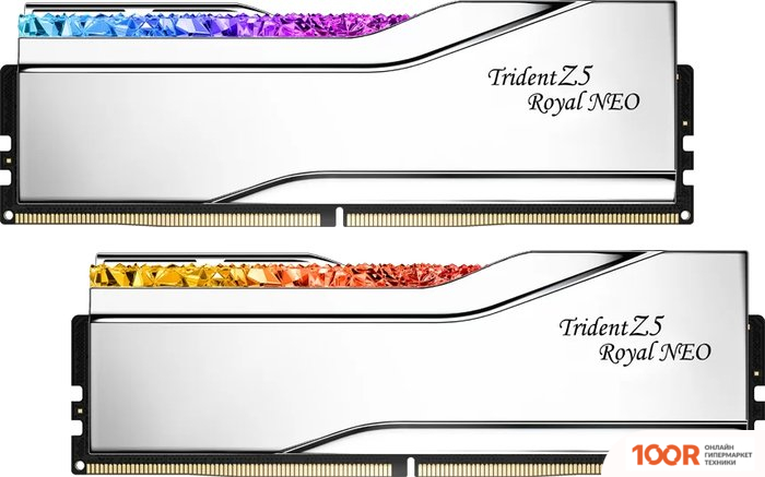 Оперативная память G.Skill TRIDENT Z5 ROYAL NEO 2X32ГБ DDR5 6000 МГЦ F5-6000J3036G32GX2-TR5NS (220142)
