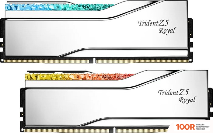 Оперативная память G.Skill TRIDENT Z5 ROYAL 2X16ГБ DDR5 6000 МГЦ F5-6000J2836G16GX2-TR5S (220130)