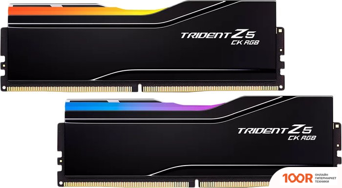 Оперативная память G.Skill TRIDENT Z5 CK RGB 2X24ГБ DDR5 8200 МГЦ F5-8200C4052G24GX2-TZ5CRK (220008)