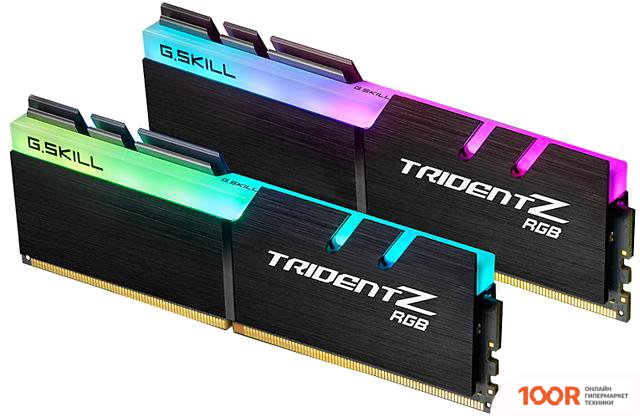 Оперативная память G.Skill TRIDENT Z RGB 2X32GB DDR4 PC4-25600 F4-3200C16D-64GTZR (219925)