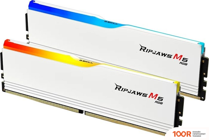 Оперативная память G.Skill RIPJAWS M5 RGB 2X48ГБ DDR5 6400 МГЦ F5-6400J3239F48GX2-RM5RW (219783)
