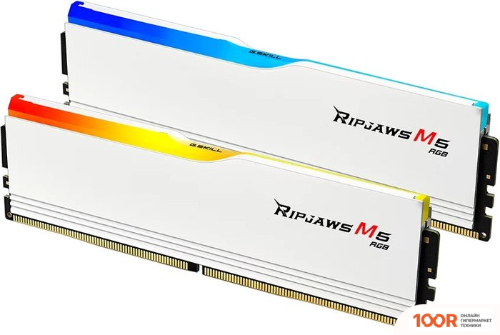 Оперативная память G.Skill RIPJAWS M5 RGB 2X16ГБ DDR5 5600 МГЦ F5-5600J4645A16GX2-RM5RW (219747)