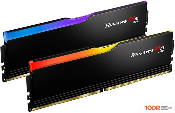 Оперативная память G.Skill RIPJAWS M5 RGB 2X16ГБ DDR5 5600 МГЦ F5-5600J3036D16GX2-RM5RK (219744)