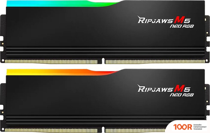 Оперативная память G.Skill RIPJAWS M5 NEO RGB 2X48ГБ DDR5 6000 МГЦ F5-6000J3036F48GX2-RM5NRK (219740)