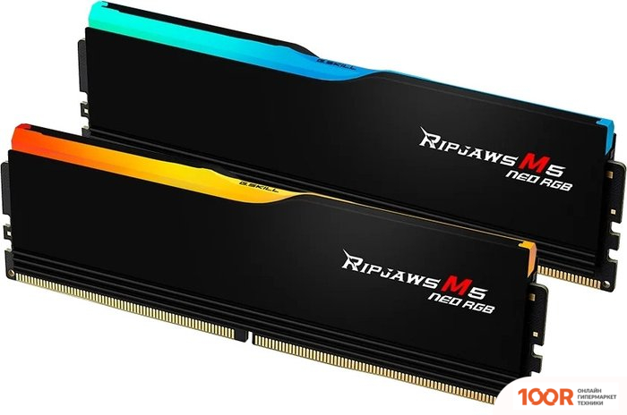 Оперативная память G.Skill RIPJAWS M5 NEO RGB 2X32ГБ DDR5 6000 МГЦ F5-6000J2836G32GX2-RM5NRK (219735)