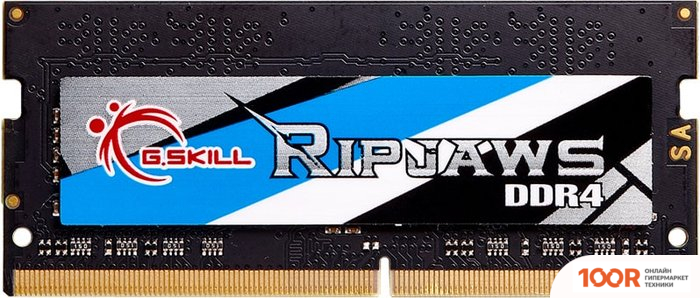 Оперативная память G.Skill RIPJAWS 32ГБ DDR4 SODIMM 3200 МГЦ F4-3200C22S-32GRS (219713)
