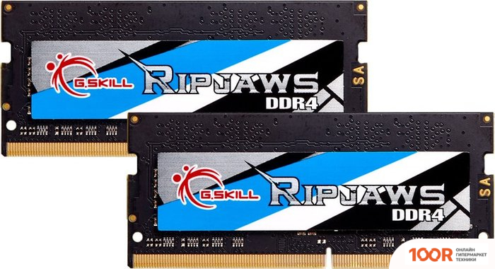 Оперативная память G.Skill RIPJAWS 2X8ГБ DDR4 SODIMM 3200 МГЦ F4-3200C22D-16GRS (219712)