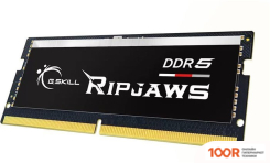 Оперативная память G.Skill RIPJAWS 16ГБ DDR5 SODIMM 4800МГЦ F5-4800S4039A16GX1-RS (219706)