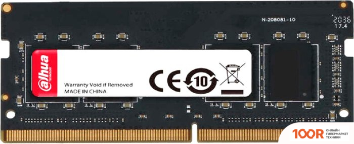 Оперативная память Dahua 8ГБ DDR4 SODIMM 3200 МГЦ DHI-DDR-C300S8G26 (219513)