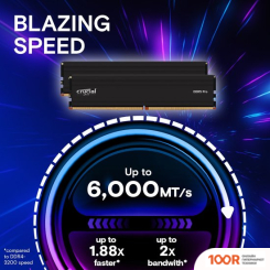 Оперативная память Crucial PRO 2X16ГБ DDR5 6000 МГЦ CP2K16G60C48U5 (219477)