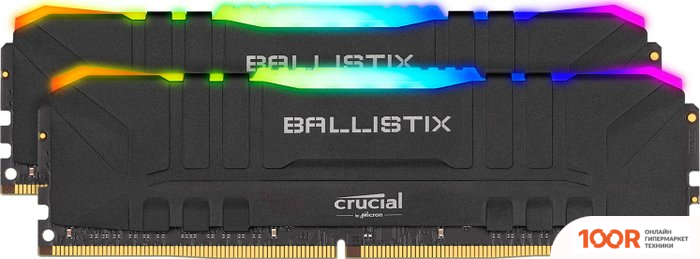 Оперативная память Crucial BALLISTIX RGB 2X8GB DDR4 PC4-25600 BL2K8G32C16U4BL (219444)