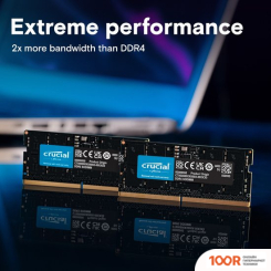 Оперативная память Crucial 2X24ГБ DDR5 SODIMM 5600 МГЦ CT2K24G56C46S5 (219277)