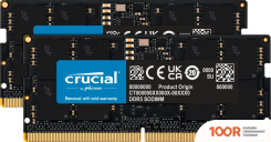 Оперативная память Crucial 2X24ГБ DDR5 SODIMM 5600 МГЦ CT2K24G56C46S5 (219277)