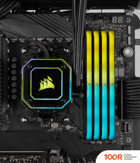 Оперативная память Corsair VENGEANCE RGB RS 2X8ГБ DDR4 3600 МГЦ CMG16GX4M2D3600C18 (219239)
