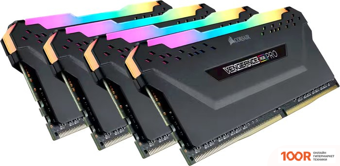 Оперативная память Corsair VENGEANCE RGB PRO 4X8ГБ DDR4 3600 МГЦ CMW32GX4M4D3600C18 (219220)