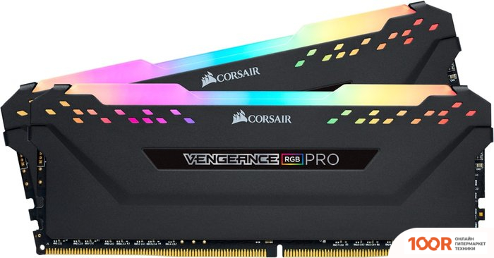 Оперативная память Corsair VENGEANCE RGB PRO 2X8ГБ DDR4 3600 МГЦ CMW16GX4M2D3600C18 (219218)
