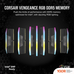 Оперативная память Corsair VENGEANCE RGB 4X48ГБ DDR5 5200 МГЦ CMH192GX5M4B5200C38 (219212)