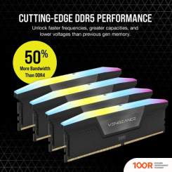 Оперативная память Corsair VENGEANCE RGB 4X32ГБ DDR5 5600 МГЦ CMH128GX5M4B5600C40 (219211)