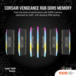 Оперативная память Corsair VENGEANCE RGB 4X32ГБ DDR5 5600 МГЦ CMH128GX5M4B5600C40 (219211)