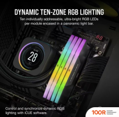 Оперативная память Corsair VENGEANCE RGB 2X32ГБ DDR5 6000 МГЦ CMH64GX5M2B6000Z40 (219201)