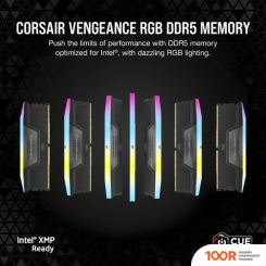 Оперативная память Corsair VENGEANCE RGB 2X24ГБ DDR5 6000 МГЦ CMH48GX5M2B6000C30 (219189)