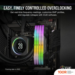 Оперативная память Corsair VENGEANCE RGB 2X16ГБ DDR5 6000 МГЦ CMH32GX5M2B6000C40 (219174)