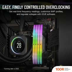 Оперативная память Corsair VENGEANCE RGB 2X16ГБ DDR5 5600 МГЦ CMH32GX5M2B5600C40 (219169)