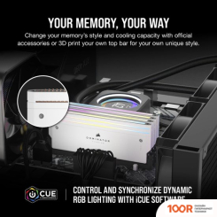 Оперативная память Corsair DOMINATOR TITANIUM RGB 4X16ГБ DDR5 6000 МГЦ CMP64GX5M4B6000C36W (219080)