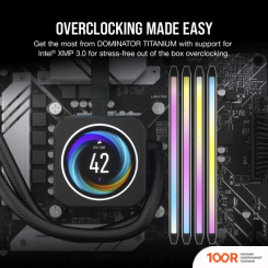 Оперативная память Corsair DOMINATOR TITANIUM RGB 2X48ГБ DDR5 6400 МГЦ CMP96GX5M2B6400C32W (219076)