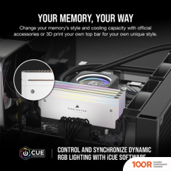 Оперативная память Corsair DOMINATOR TITANIUM RGB 2X32ГБ DDR5 6600 МГЦ CMP64GX5M2X6600C32W (219074)