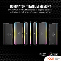 Оперативная память Corsair DOMINATOR TITANIUM RGB 2X32ГБ DDR5 6400 МГЦ CMP64GX5M2B6400C32 (219071)