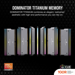 Оперативная память Corsair DOMINATOR TITANIUM RGB 2X32ГБ DDR5 6000 МГЦ CMP64GX5M2B6000Z30 (219070)