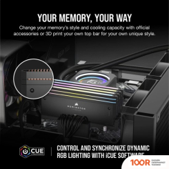 Оперативная память Corsair DOMINATOR TITANIUM RGB 2X32ГБ DDR5 6000 МГЦ CMP64GX5M2B6000C30 (219068)