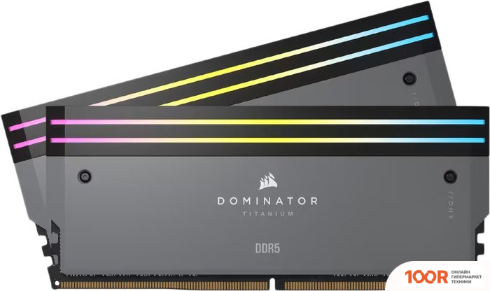 Оперативная память Corsair DOMINATOR TITANIUM RGB 2X16ГБ DDR5 6000 МГЦ CMP32GX5M2B6000Z30 (219055)