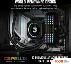 Оперативная память Corsair DOMINATOR PLATINUM RGB 2X32ГБ DDR5 6400 МГЦ CMT64GX5M2B6400C32 (219047)