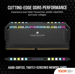 Оперативная память Corsair DOMINATOR PLATINUM RGB 2X32ГБ DDR5 5600 МГЦ CMT64GX5M2B5600C40 (219045)