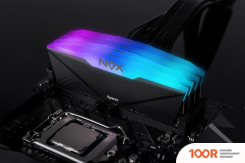 Оперативная память Apacer NOX RGB 8ГБ DDR4 3200 МГЦ AH4U08G32C28YNBAA-1 (218979)