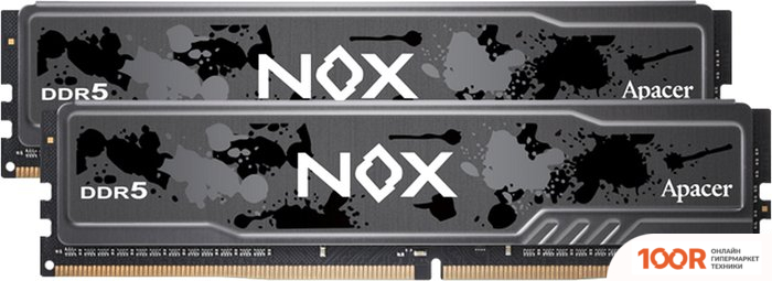 Оперативная память Apacer NOX 2X16ГБ DDR5 6000 МГЦ AH5U32G60C512MBAA-2 (218943)