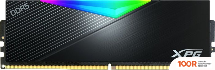 Оперативная память ADATA XPG LANCER RGB 16ГБ DDR5 5200 МГЦ AX5U5200C3816G-CLARBK (218419)