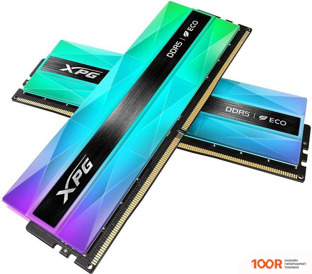 Оперативная память ADATA XPG LANCER NEON RGB 2X16ГБ DDR5 7200 МГЦ AX5U7200C3416G-DCLANRSG (218417)