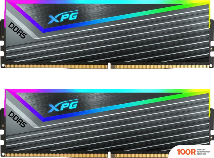 Оперативная память ADATA XPG CASTER RGB 2X16ГБ DDR5 6400 МГЦ AX5U6400C4016G-DCCARGY (218183)