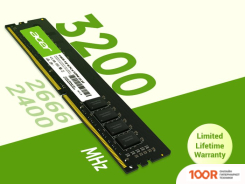 Оперативная память Acer UD100 16ГБ DDR4 2666 МГЦ BL.9BWWA.226 (218085)