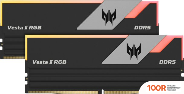 Оперативная память Acer PREDATOR VESTA II RGB 2X16ГБ DDR5 6400 МГЦ BL.9BWWR.380 (218071)