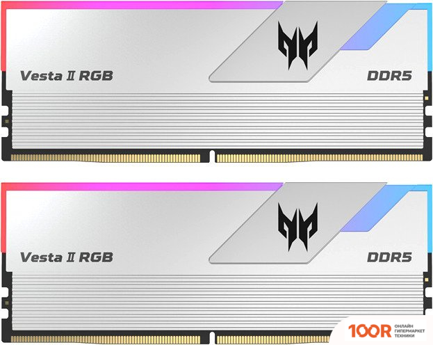 Оперативная память Acer PREDATOR VESTA II RGB 2X16ГБ DDR5 6400 МГЦ BL.9BWWR.331 (218070)