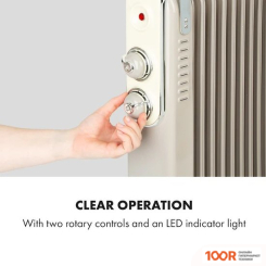 Klarstein THERMAXX RETROHEAT 2000W (СЕРЫЙ) (216886)