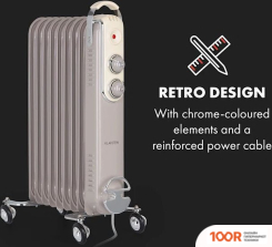 Klarstein THERMAXX RETROHEAT 2000W (СЕРЫЙ) (216886)