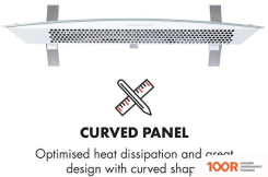 Klarstein BORNHOLM CURVED AMBIENT (БЕЛЫЙ) (216859)