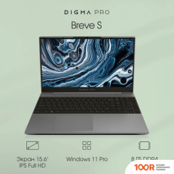 Ноутбук Digma PRO BREVE S DN15P3-8DXW02 (201529)